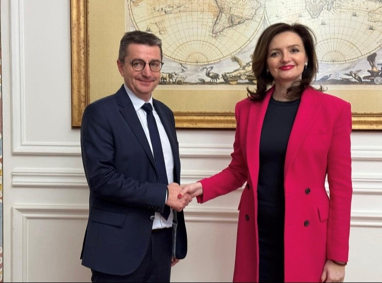 Gaël Perdriau et Mariana Betsa à Kiev