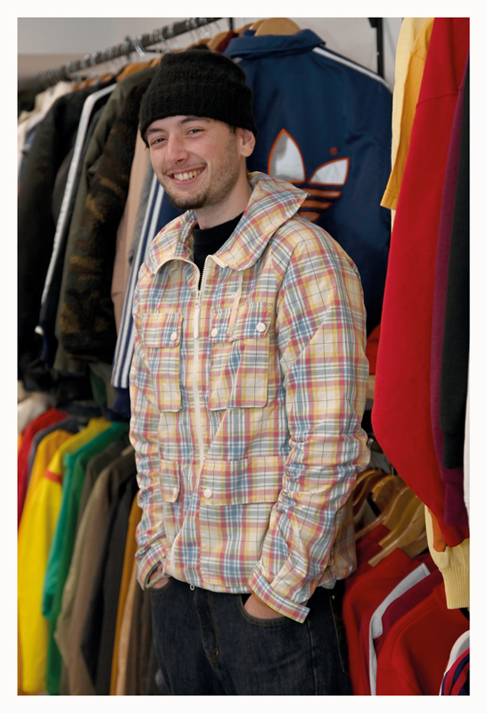 Martin Granger - commerçant de la boutique Vintage Plug
