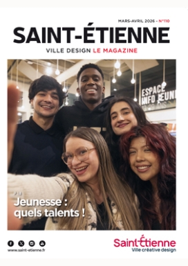 couverture de Saint-Étienne le magazine n°110 avec 5 jeunes souriants