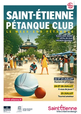 joueurs de pétanque sur une place
