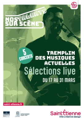 Nos talents sur scène 2026 - sélections live du 17 au 31 mars