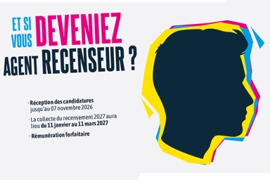 et si vous deveniez agent recenseur