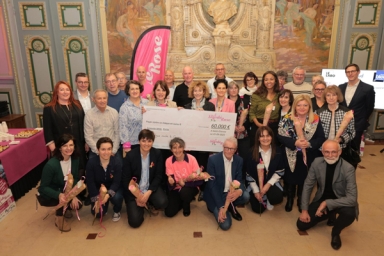 Remise de chèque Sainté rose - 60000€ pour la Ligue contre le cancer