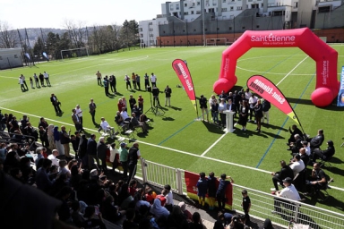 Inauguration du stade Saint-Saëns