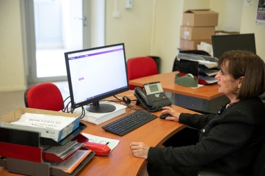 Tirage au sort de jurés d'assises par l'élue Maryse Zoffo