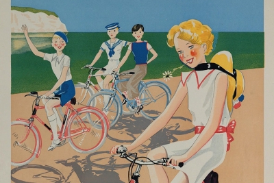 affiche ancienne sur la bicyclette - Agrandir l'image 7 sur 7, fenêtre modale