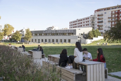 Photo du campus tréfilerie - Agrandir l'image, fenêtre modale
