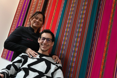 Diana Tamamoto Burga et Mohamed Bouzid du restaurant El Inca - Agrandir l'image, fenêtre modale