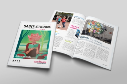 Couverture et pages intérieures du magazine municipal - Agrandir l'image, fenêtre modale