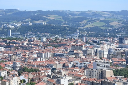 Saint-Étienne - vue d'ensemble - Agrandir l'image, fenêtre modale
