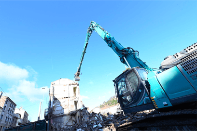 Démolition Rue Louis Destre à Terrenoire - Agrandir l'image, fenêtre modale