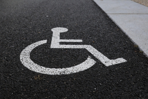 Sigle accessibilité au sol