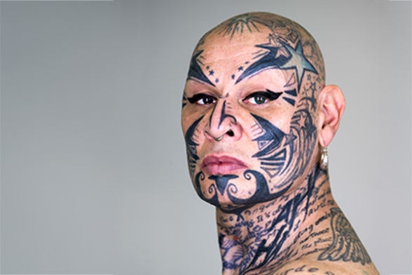 L'artiste Jean-Luc Verna - Agrandir l'image, fenêtre modale