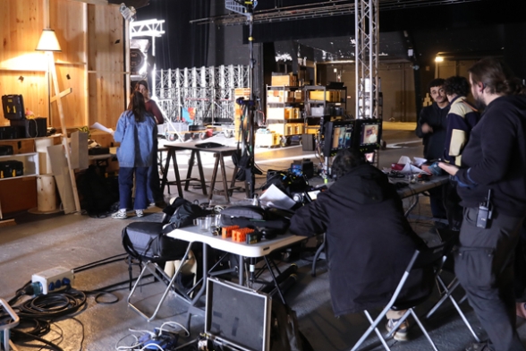 plateau de tournage - Agrandir l'image, fenêtre modale