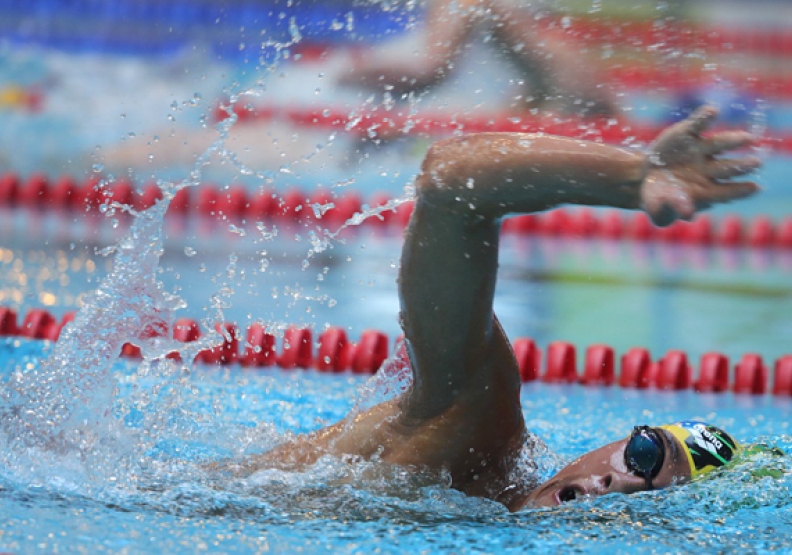homme qui nage - Agrandir l'image, fenêtre modale